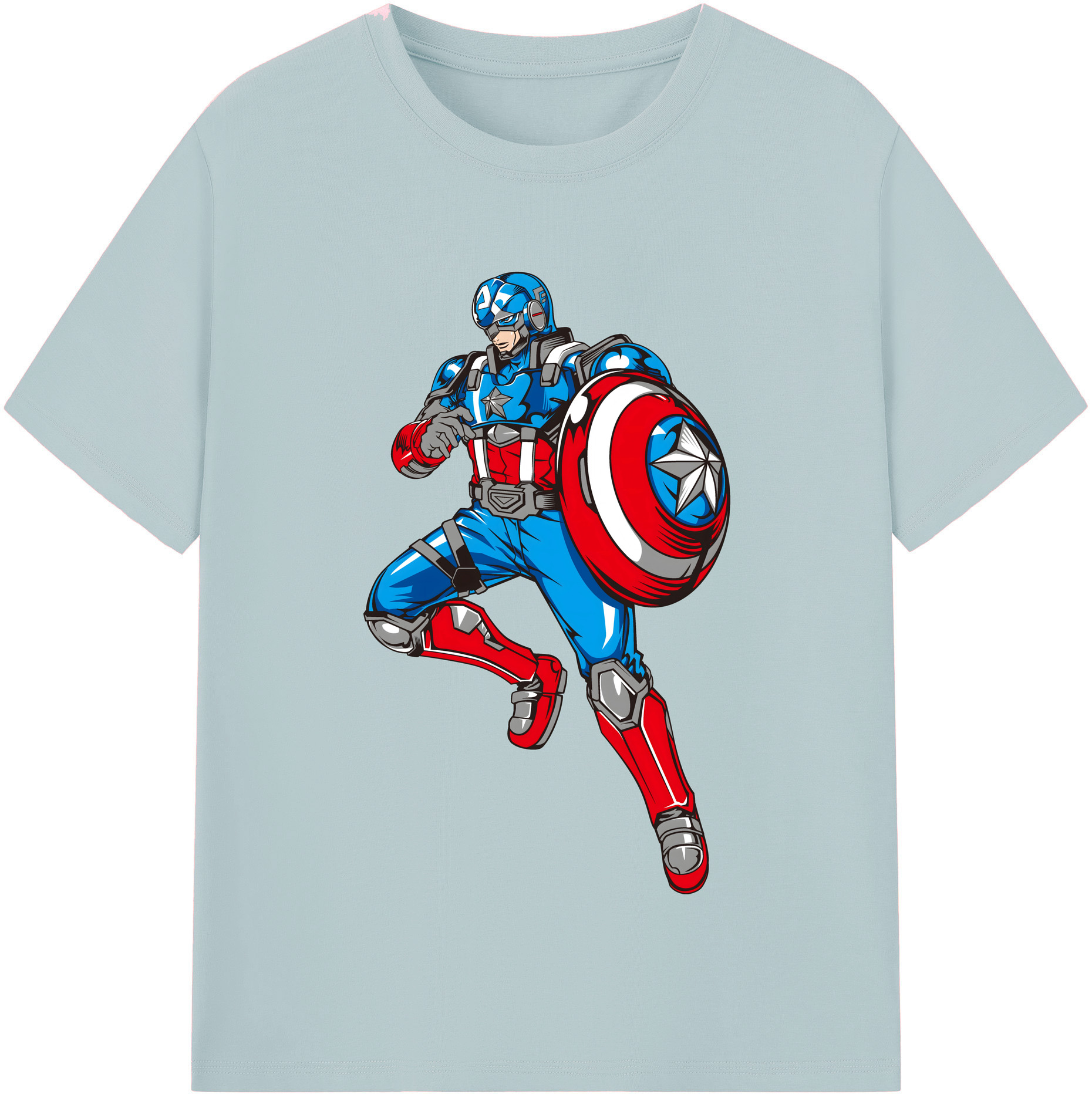 （画像用） アベンジャーズ The Avengers 綿100％半袖Tシャツ（フロントプリント）